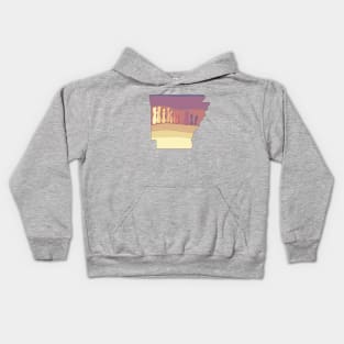 Hike Arkansas Design Kids Hoodie